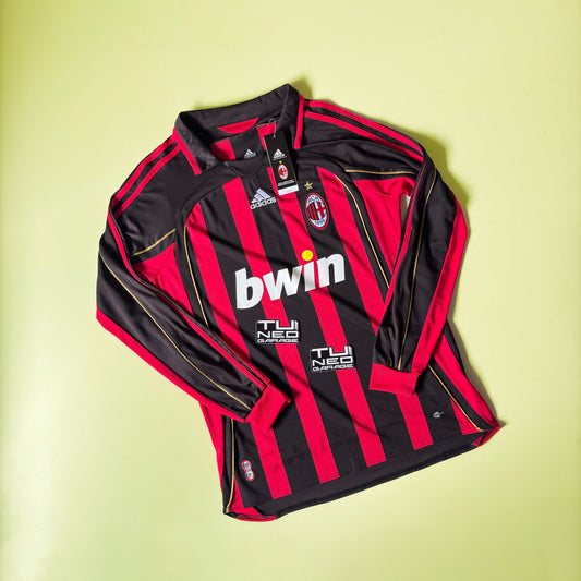 AC MILAN 2006/07 HOME LONG SLEEVE JERSEY RETRO