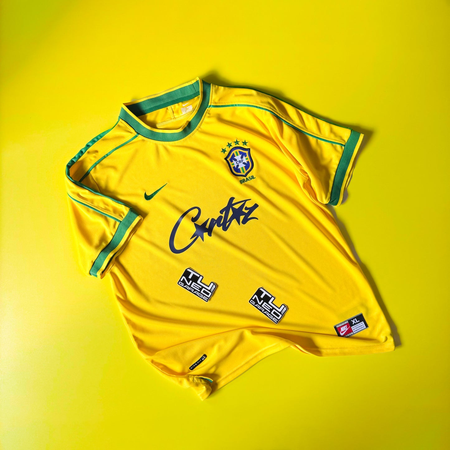 RETRO BRASIL 98 CORTEIZ NINJA LOGO YELLOW