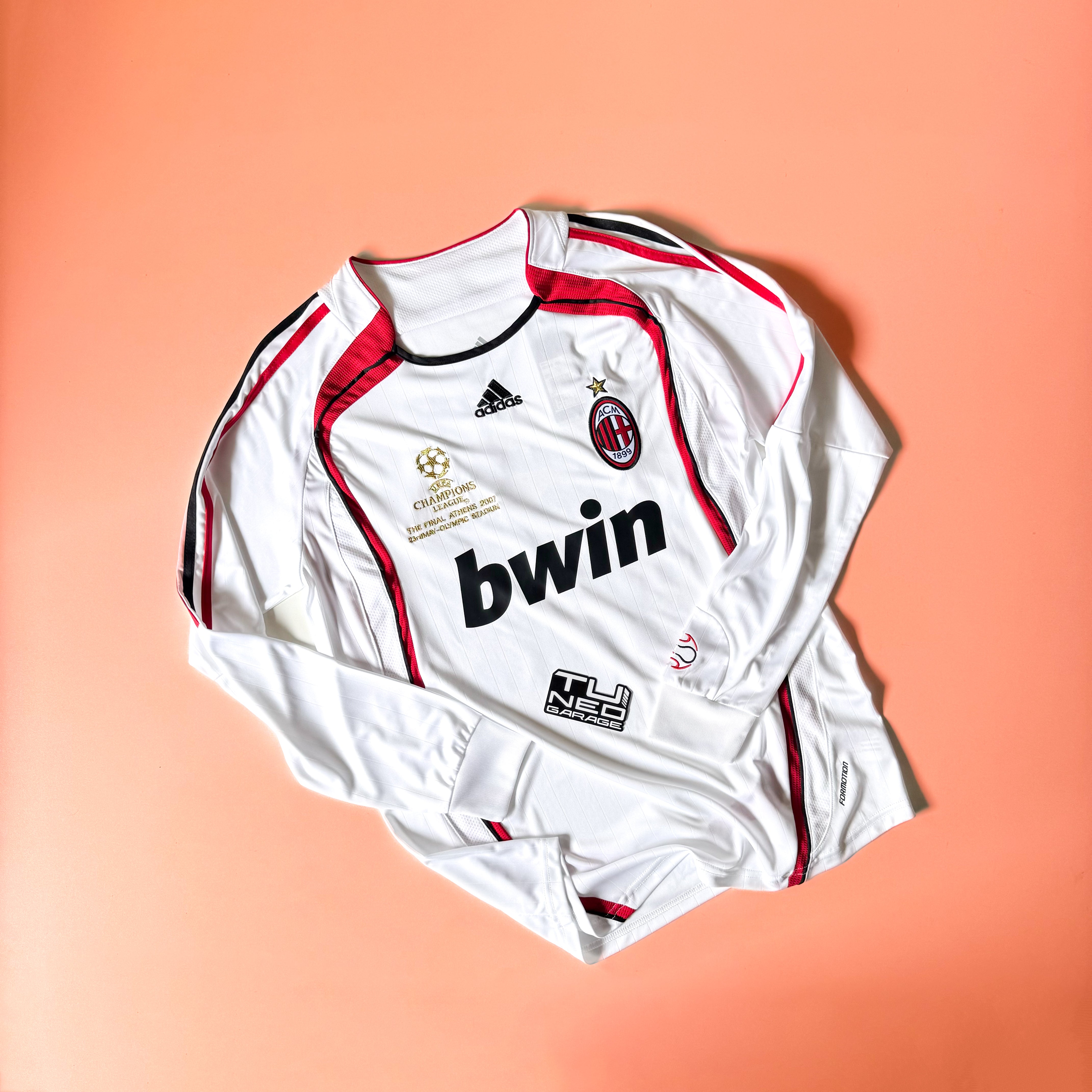 AC MILAN AWAY 2007/08 LONG SLEEVE JERSEY RETRO