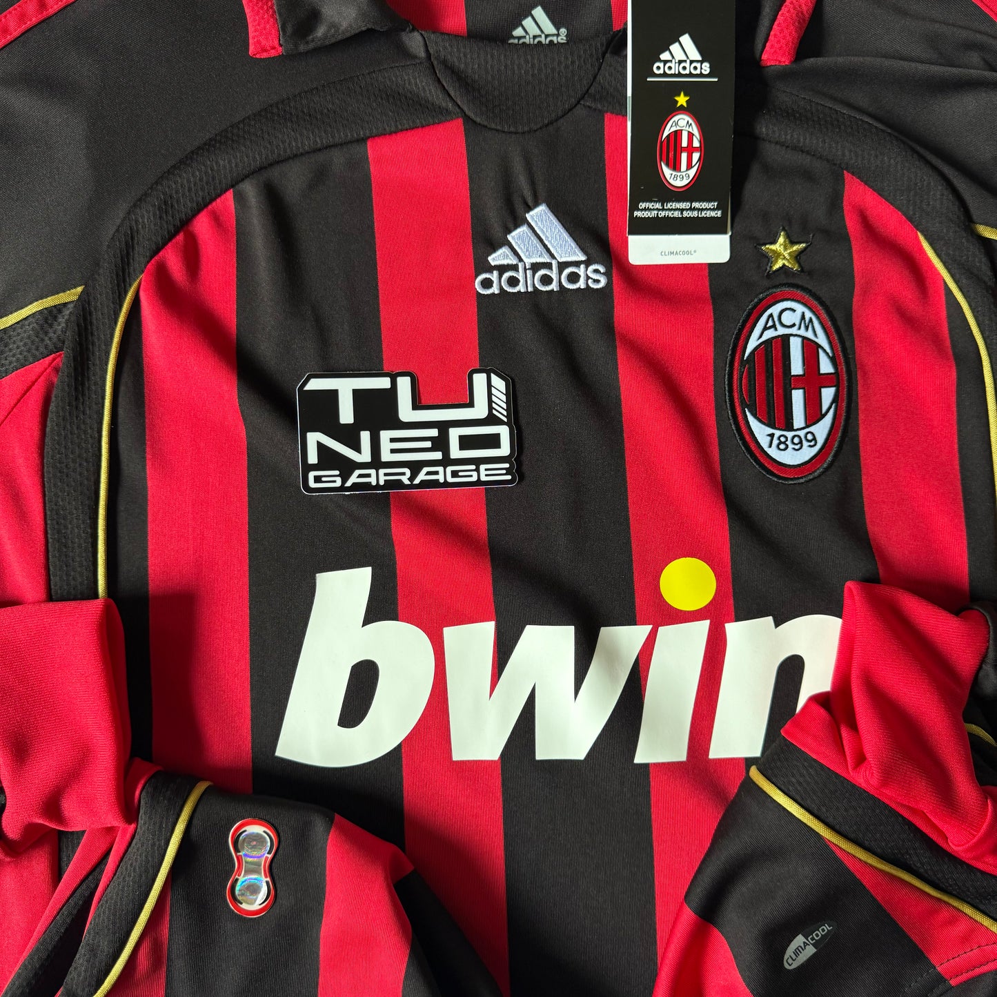 AC MILAN 2006/07 HOME LONG SLEEVE JERSEY RETRO