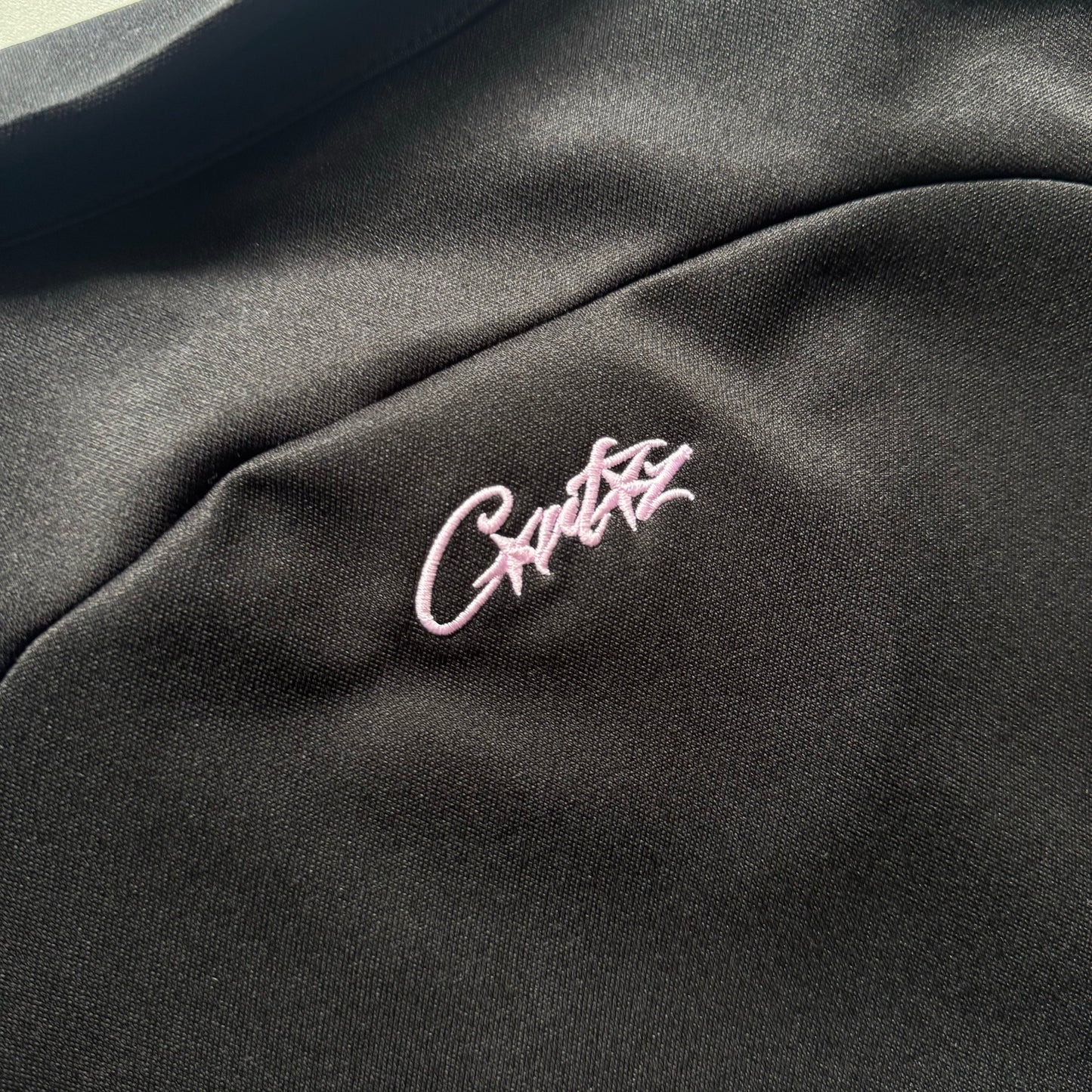 CORTEIZ TALISMO FOOTBALL JERSEY BLACK/PINK TUNEDGARAGEWORLD