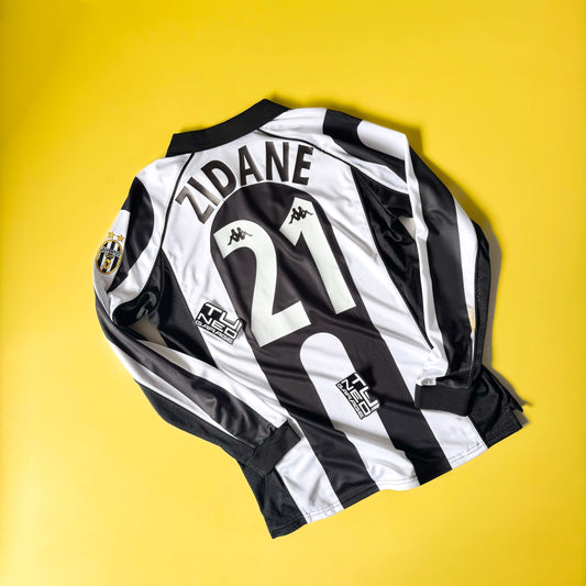 RETRO JUVENTUS HOME 98 LONG SLEEVE ZIDANE #21