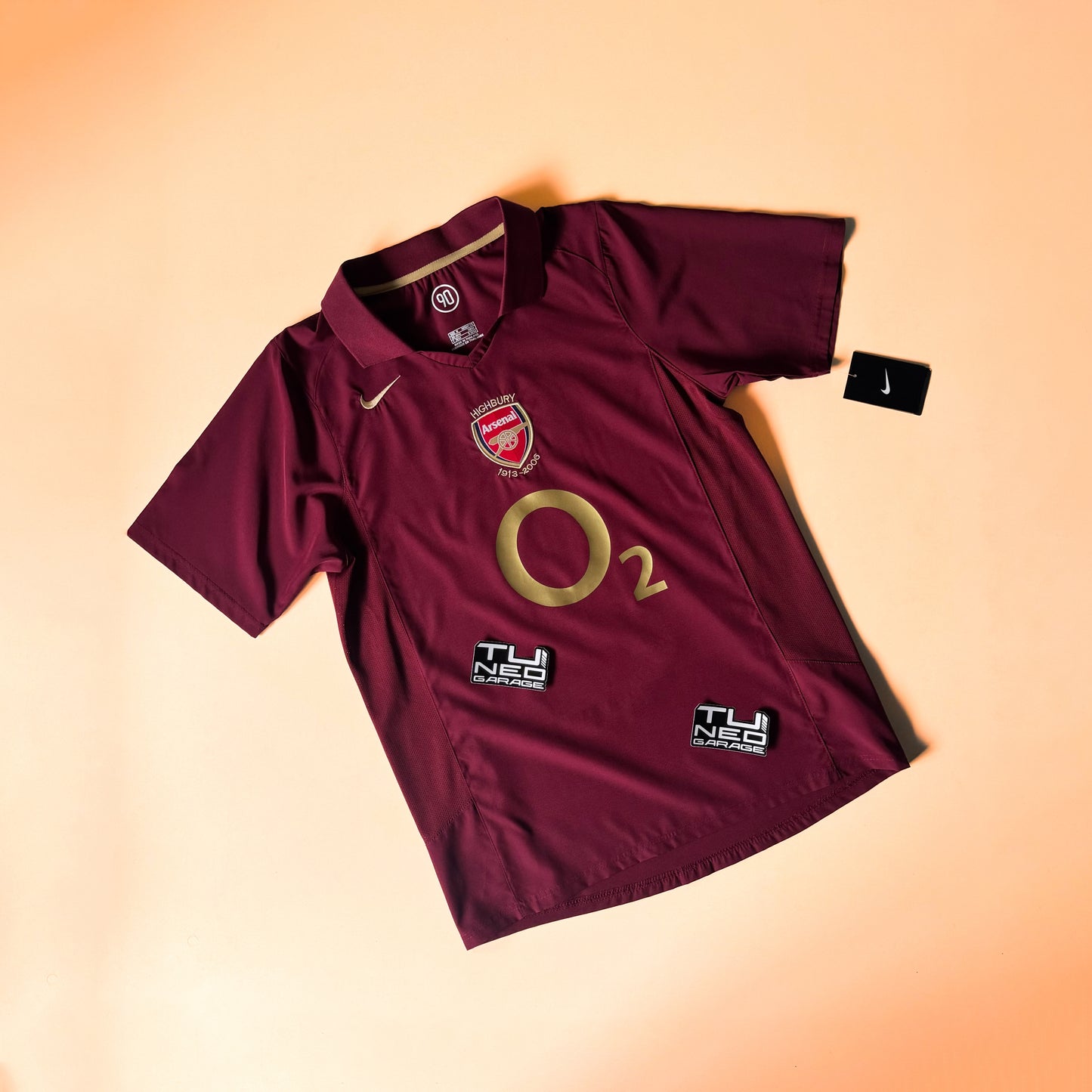 ARSENAL HOME JERSEY RETRO 2005/06 CUSTOM DRAGON 10