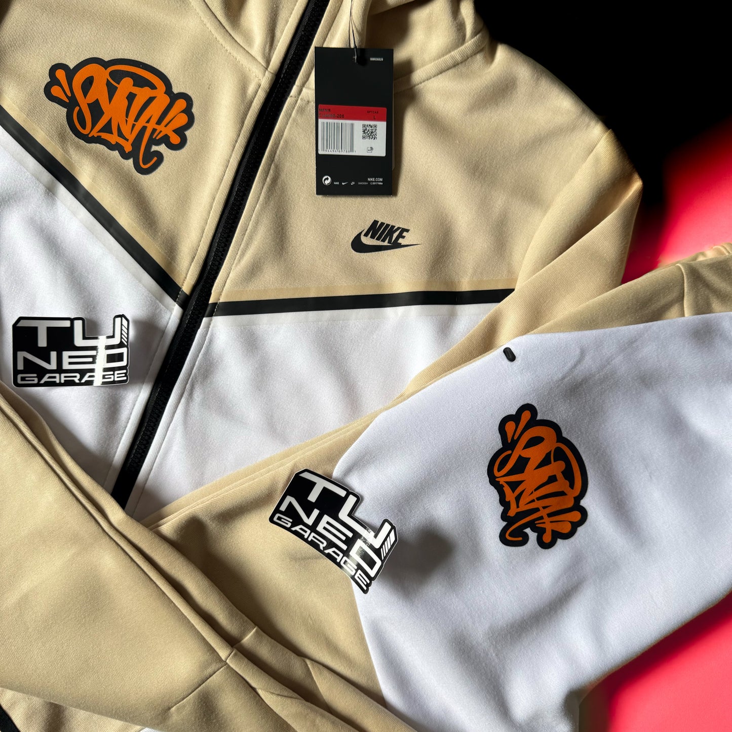 TRACKSUIT NIKE vs SYNA BEIGE CUSTOM TUNEDGARAGEWORLD