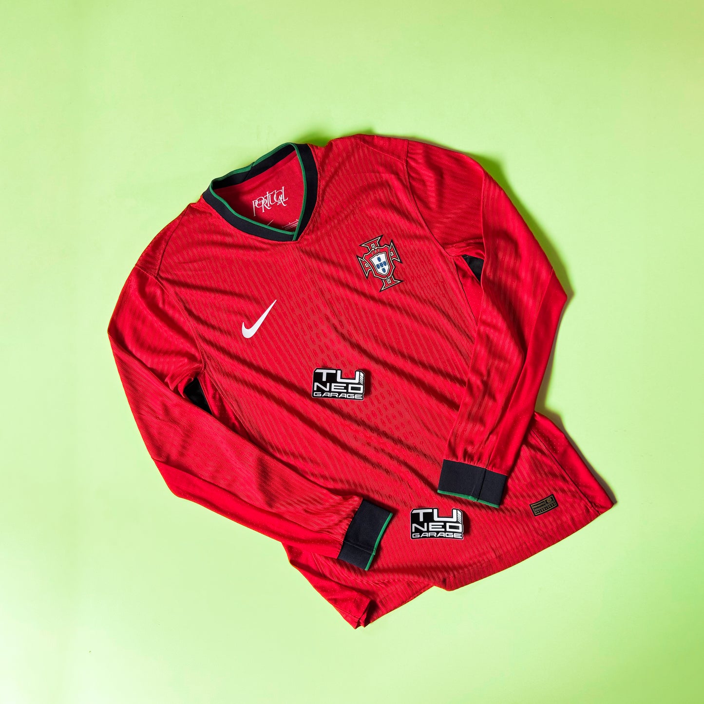 PORTUGAL HOME JERSEY 2024/25 LONG SLEEVE AUTENTHIC VERSION