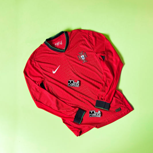 PORTUGAL HOME JERSEY 2024/25 LONG SLEEVE AUTENTHIC VERSION