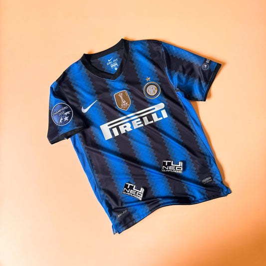 RETRO INTER MILAN 2010/11 HOME + PATCHES