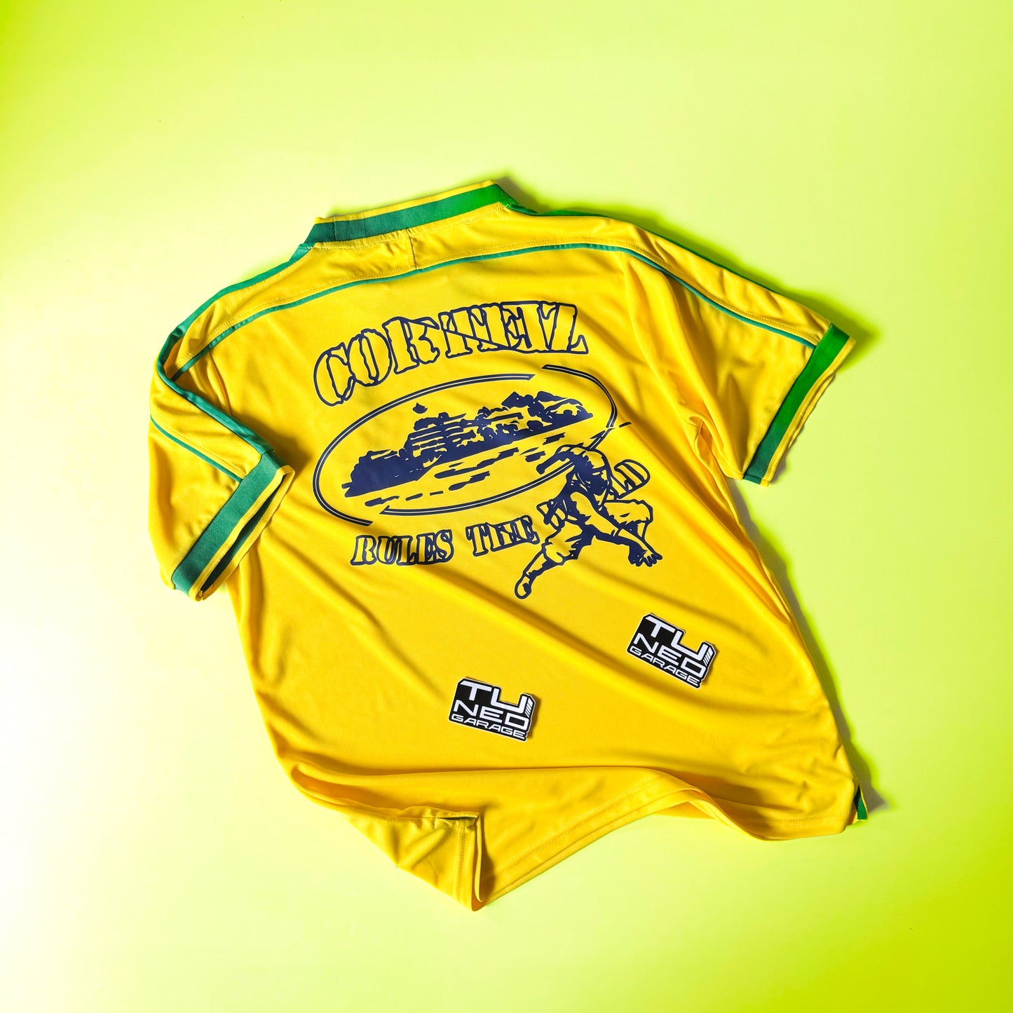 RETRO BRASIL 98 CORTEIZ NINJA LOGO YELLOW