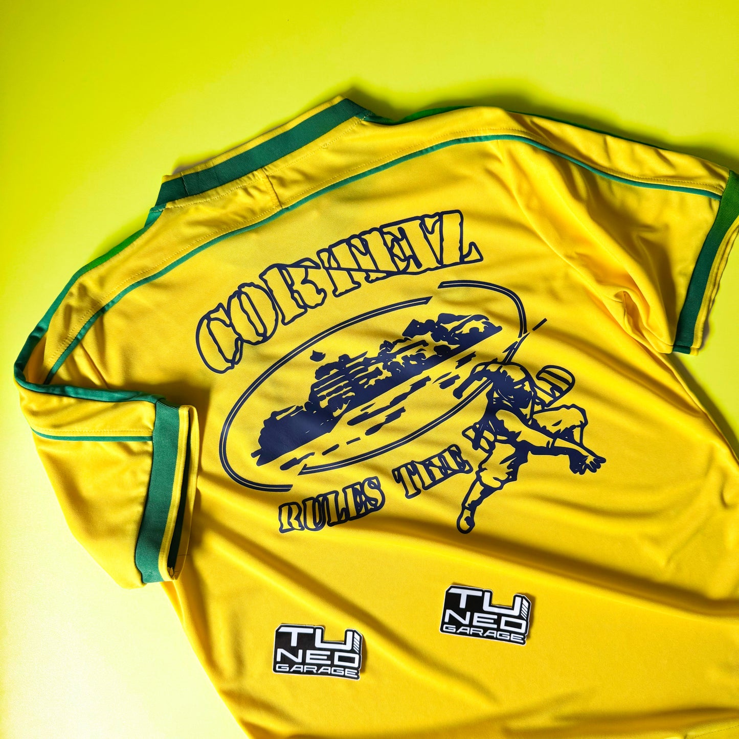 RETRO BRASIL 98 CORTEIZ NINJA LOGO YELLOW