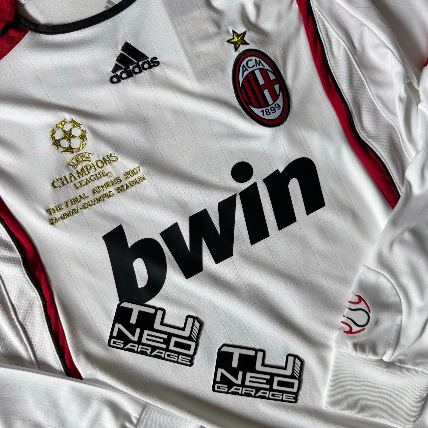 AC MILAN AWAY 2007/08 LONG SLEEVE JERSEY RETRO