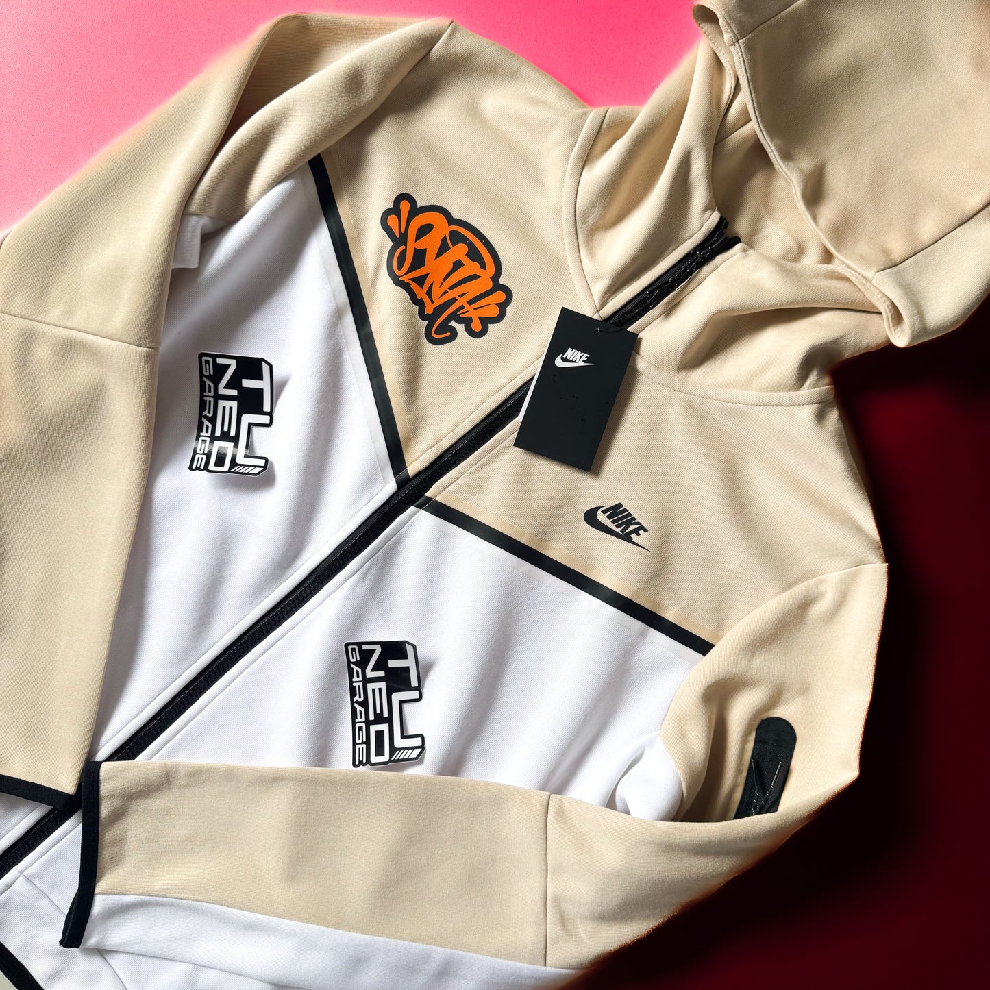 TRACKSUIT NIKE vs SYNA BEIGE CUSTOM TUNEDGARAGEWORLD