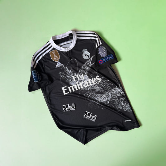 RETRO REAL MADRID THIRD DRAGON 2014/15 + PATCHES