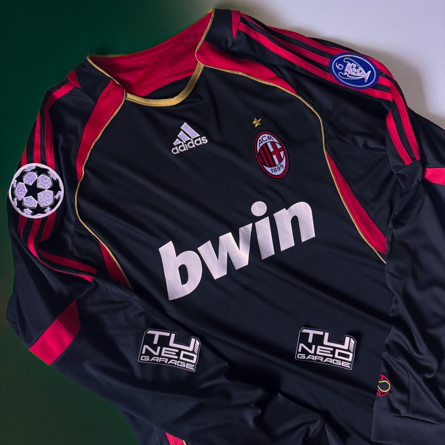 AC MILAN THIRD 2007/08 LONG SLEEVE JERSEY RETRO