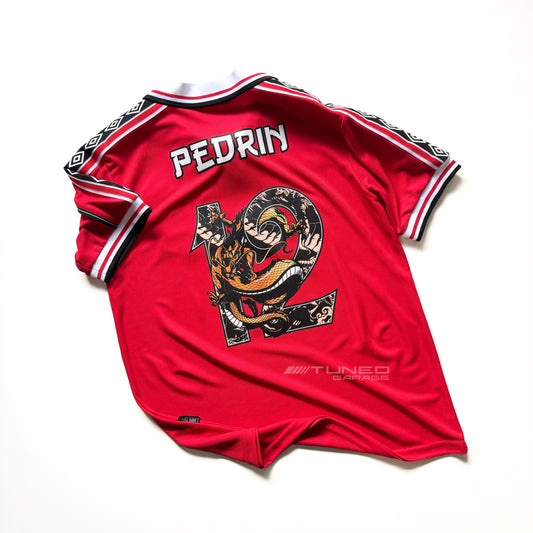 RETRO MANCHESTER UNITED 98 HOME CUSTOM LIORA DRAGON