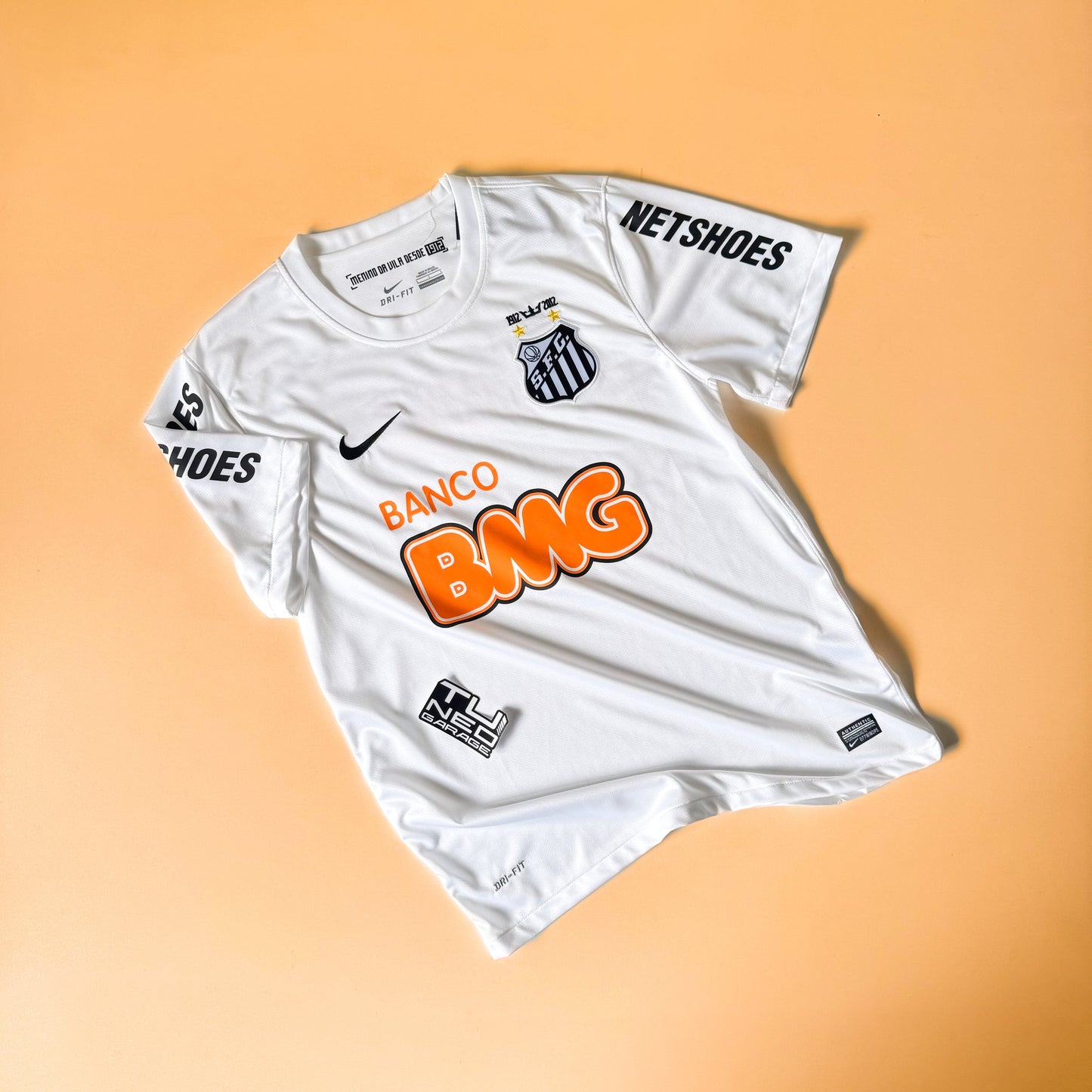 SANTOS FC RETRO SOCCER JERSEY 2012 CUSTOM LIORA DRAGON