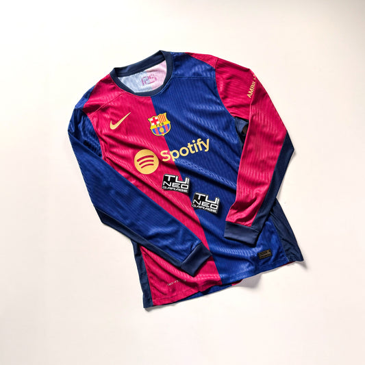 FC BARCELONA HOME KIT 2024/25 LONG SLEEVE AUTENTHIC