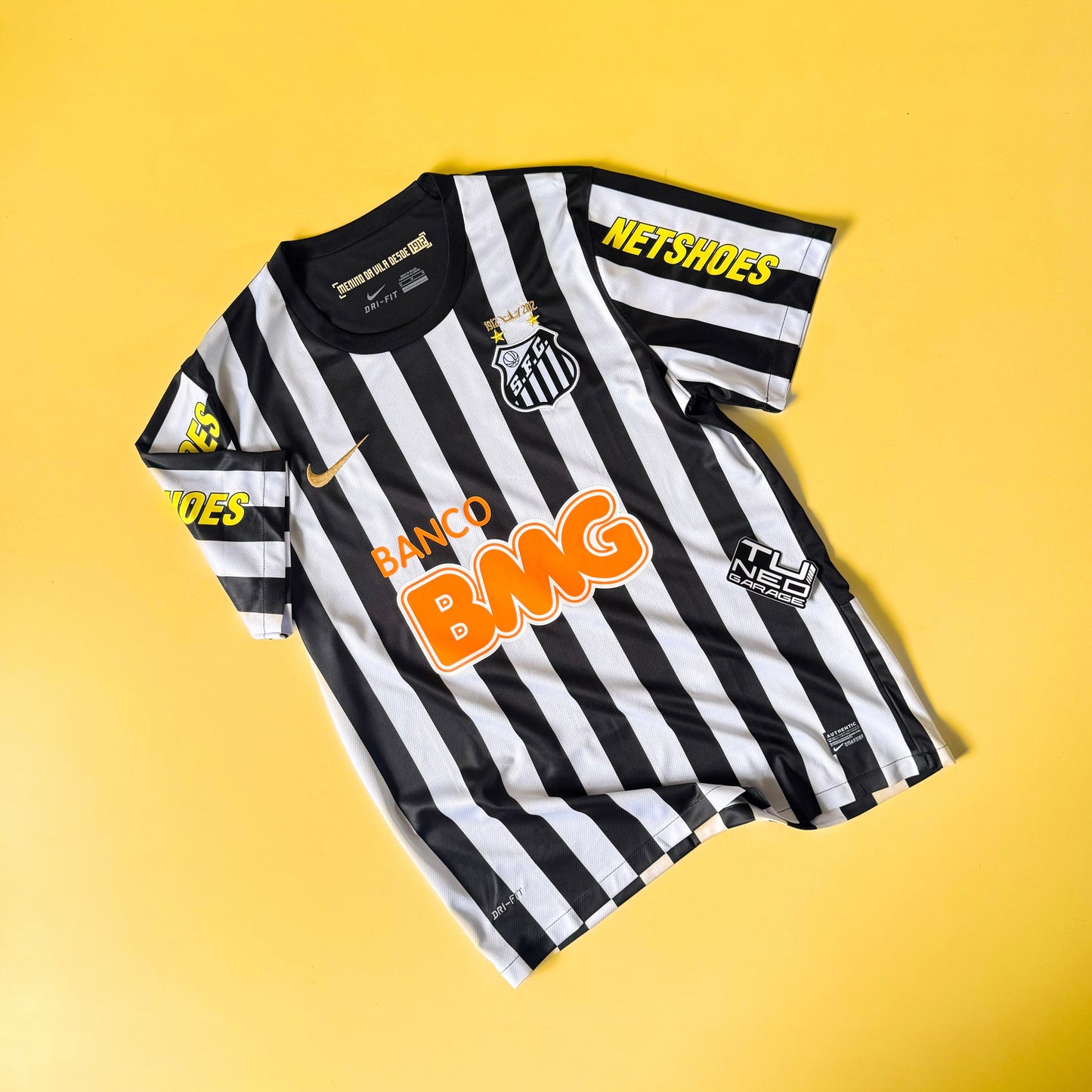 SANTOS FC RETRO SOCCER JERSEY 2012 AWAY CUSTOM ANGELS
