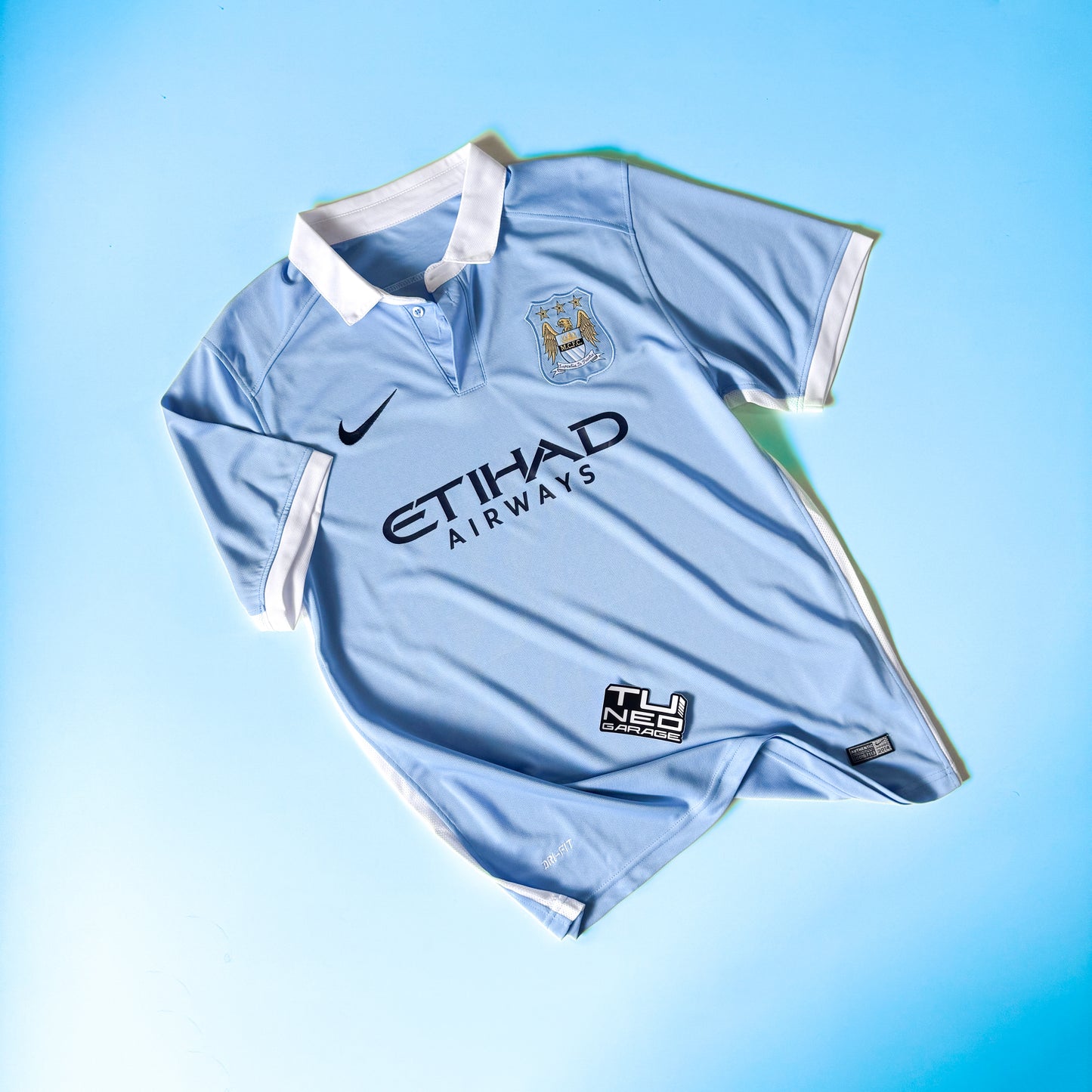 MANCHESTER CITY HOME JERSEY RETRO 2015/16 CUSTOM ANGELS