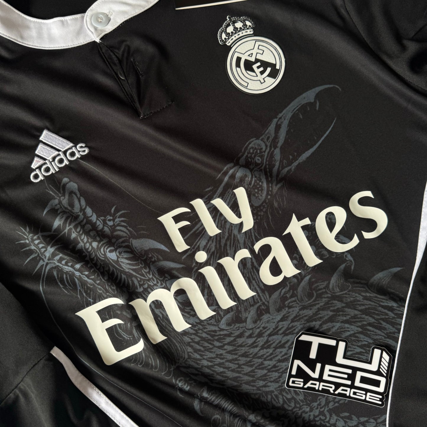 RETRO REAL MADRID THIRD DRAGON 2014/15 LONG SLEEVE