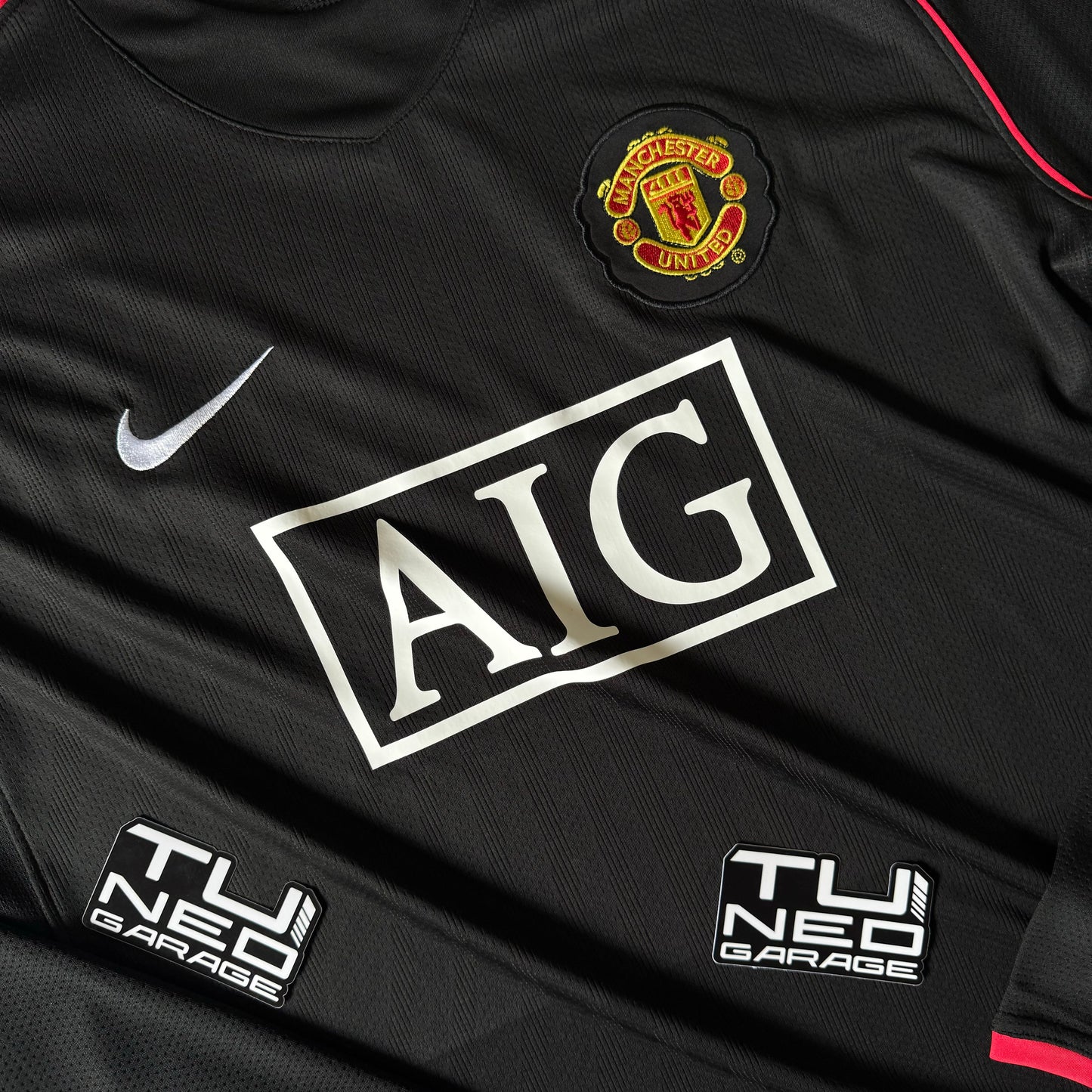 MANCHESTER UNITED AWAY 2007/08 LONG SLEEVE JERSEY RETRO