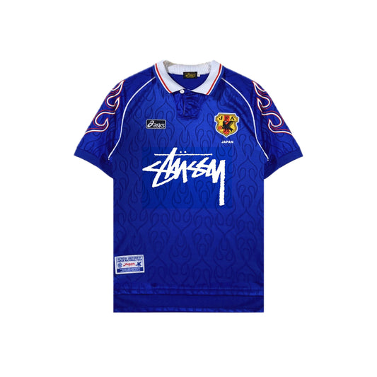 JAPAN 98 BLUE STUSSY JERSEY RETRO